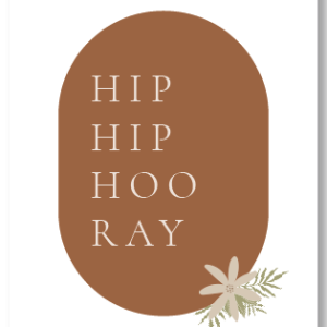 Hip hip hooray - boho