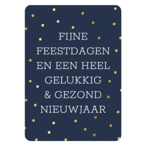 Gelukkig & gezond nieuwjaar