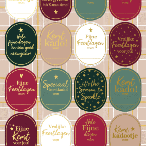 Kerst luxe - 16 stuks